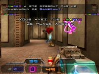 une photo d'Ã©cran de Quake 3 Arena (Dreamcast) sur Sega Dreamcast